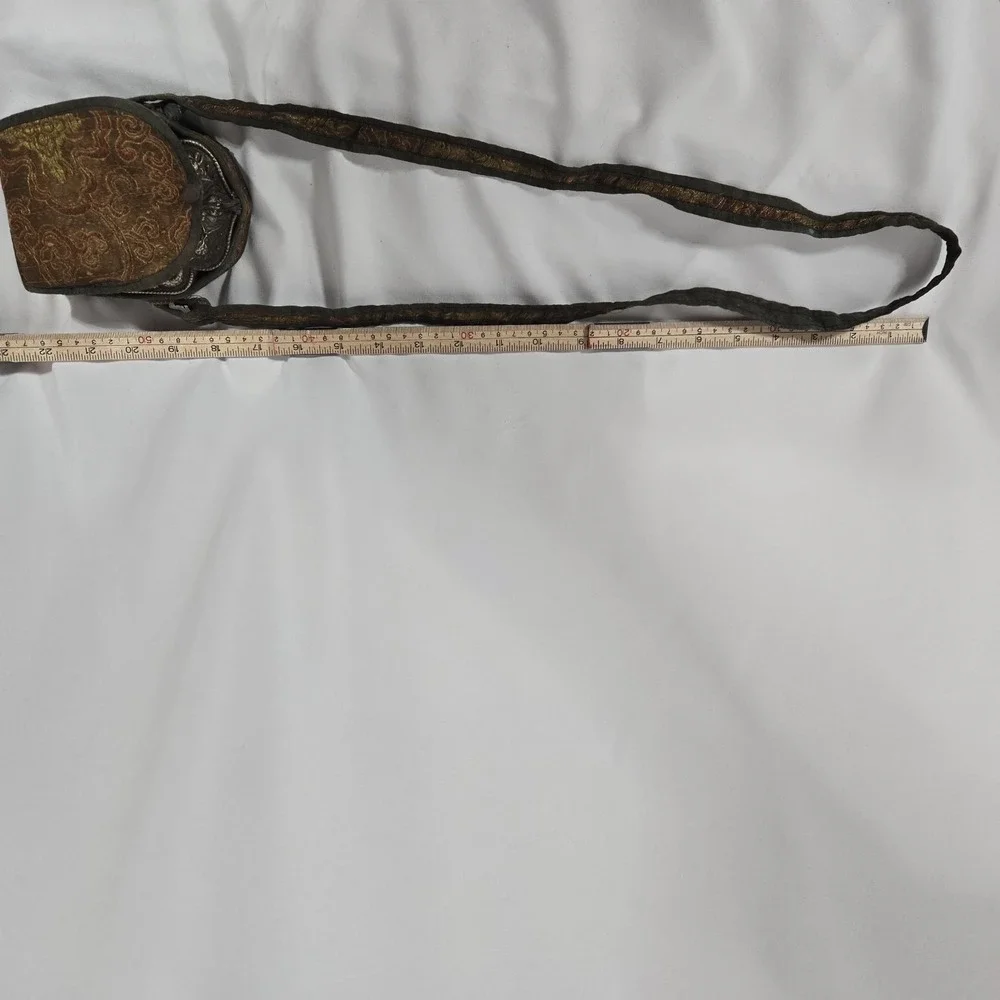 Vintage Tibetan Nepalese Ghau Gau Buddhist Traveling Prayer Shrine Pouch